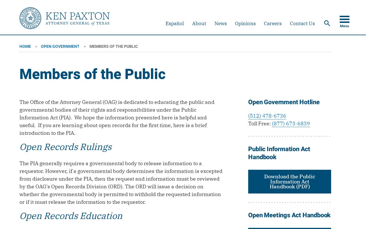 Kenedy County arrest record Texas Public Information Act guidance