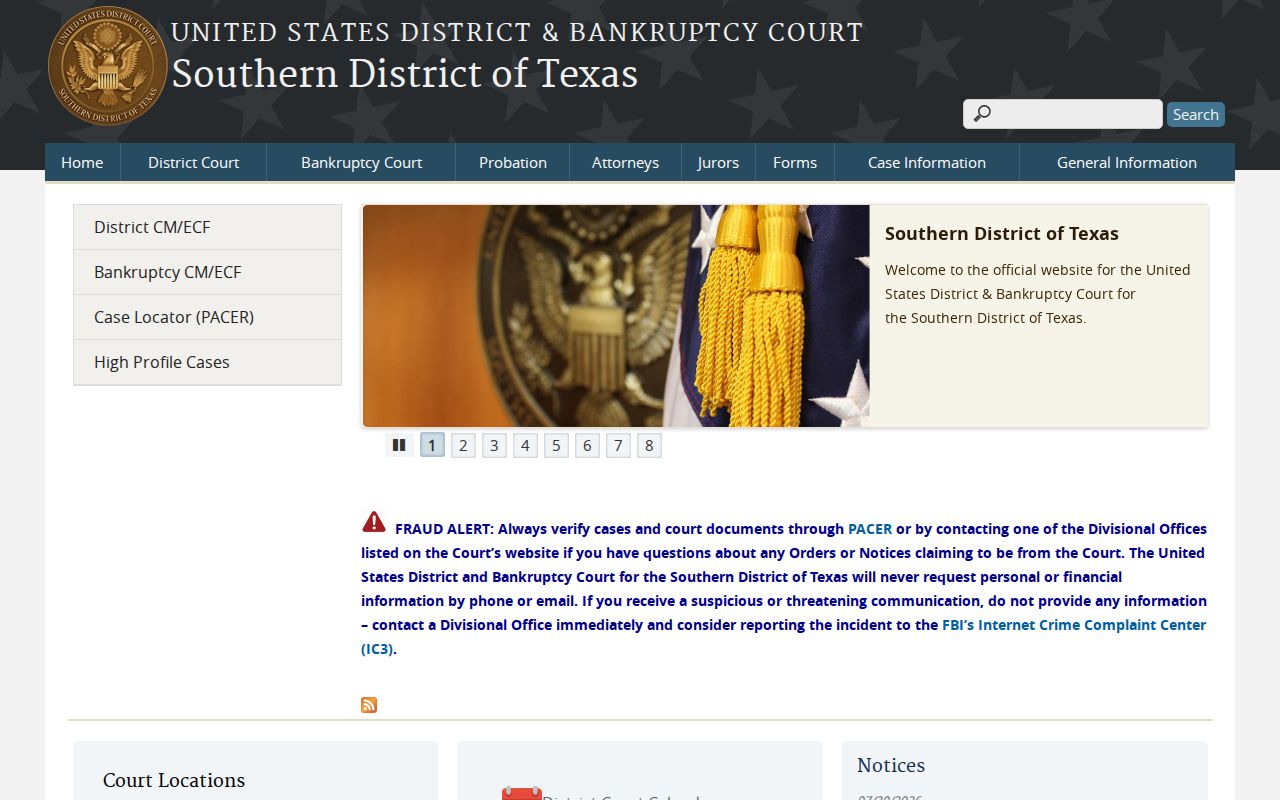 Kenedy County criminal history Southern District federal court